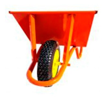 Carretilla 100 Lts Rueda Neumática Nacional Duroll Chapa 18