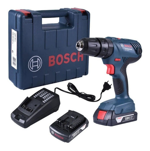 Atornillador Inalambrico Bosch Gsr 180 Li 18v 13mm 2bat+ Mal Azul 50