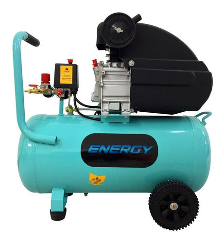 Compresor De Aire Energy Ac40k-220-50 ,40l,kit De Accesorios 50hz Monofásica