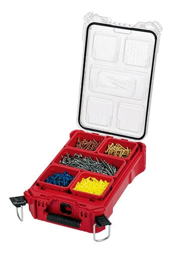 Caja Organizador Herramientas Packout Milwaukee 4822-8435 Color Rojo