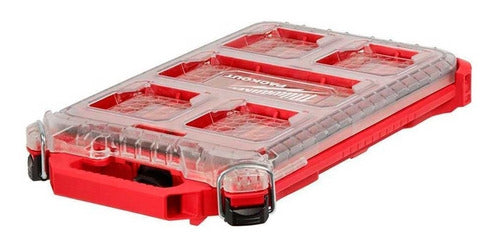 Caja Porta Herramientas Packout Slim Milwaukee 4822-8436 Color Rojo