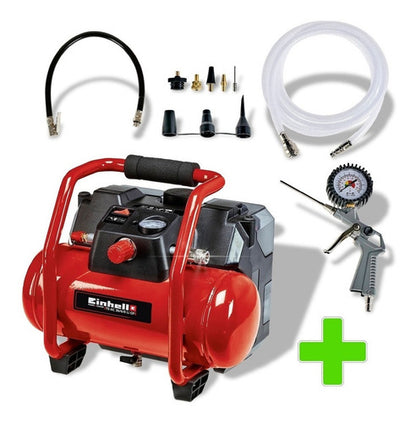 Compresor Inalámbrico Infla Einhell Te-ac 36/6/8 Li Of Solo Rojo Monofásica