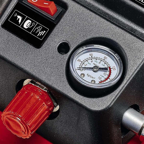 Compresor Inalámbrico Infla Einhell Te-ac 36/6/8 Li Of Solo Rojo Monofásica