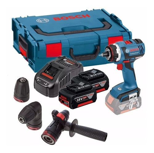 Atornillador Taladro 4 En 1 Bosch Gsr 18 V Ec Fc2 Flexiclick Azul