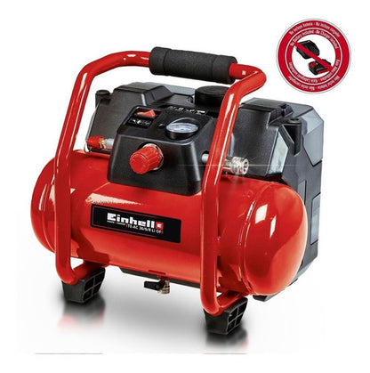 Compresor Inalámbrico Infla Einhell Te-ac 36/6/8 Li Of Solo Rojo Monofásica